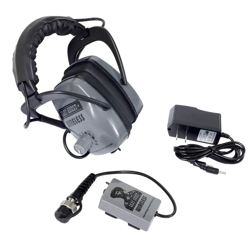DetectorPro Gray Ghost Wireless Headphones