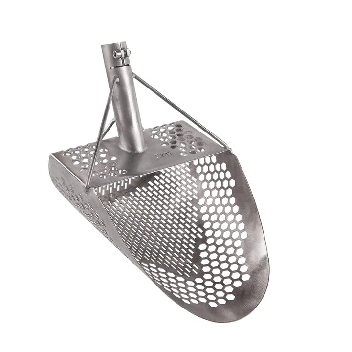 CKG Stainless Steel PRO Sandscoop W/Carbon Fiber Handle - Treasure Coast Metal Detectors