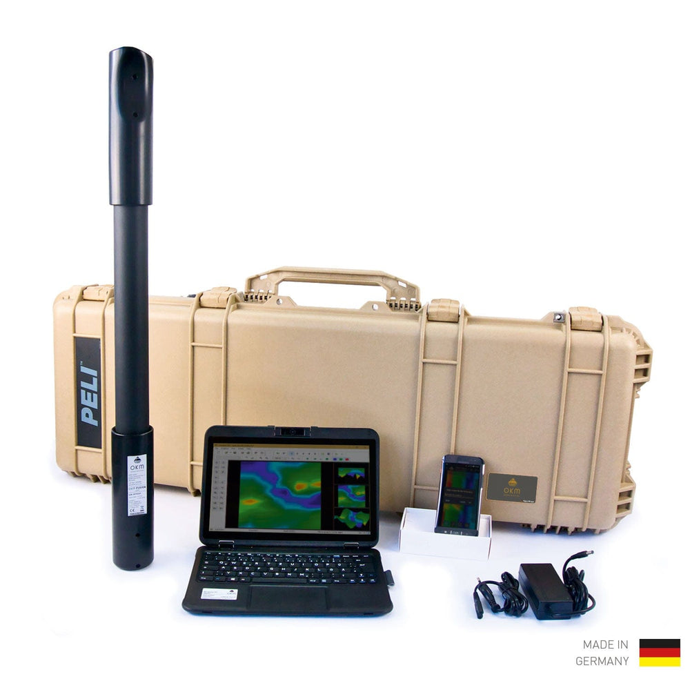 OKM Fusion Light 3D Metal Detector W/Notebook - Treasure Coast Metal Detectors
