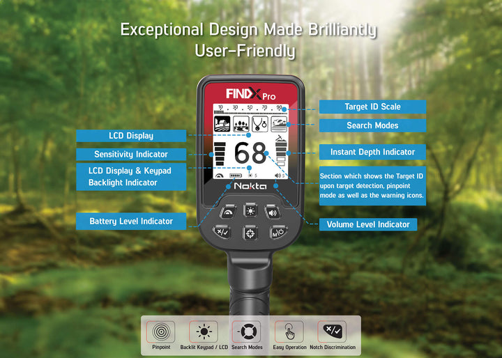 Notka Makro Findx Pro Metal Detector - Treasure Coast Metal Detectors