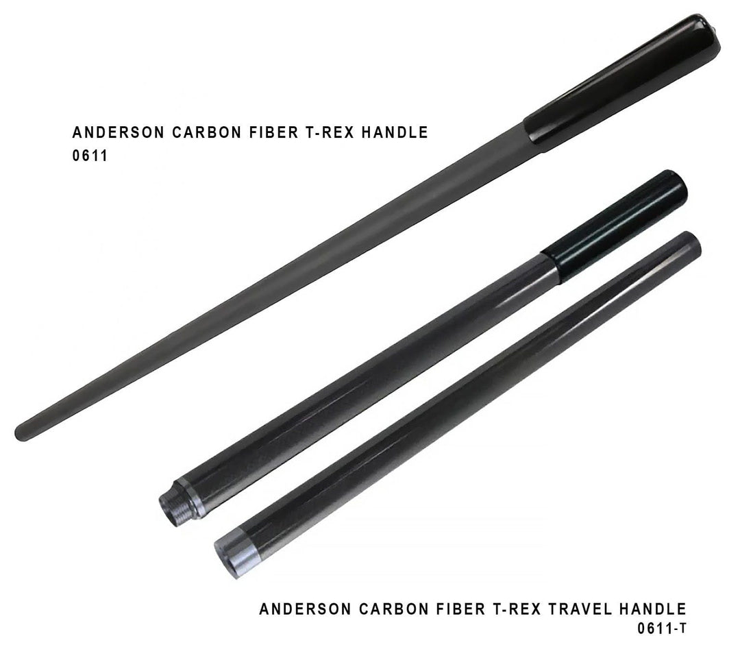 Anderson T-Rex Carbon Fiber Travel Sandscoop Shaft - Treasure Coast Metal Detectors