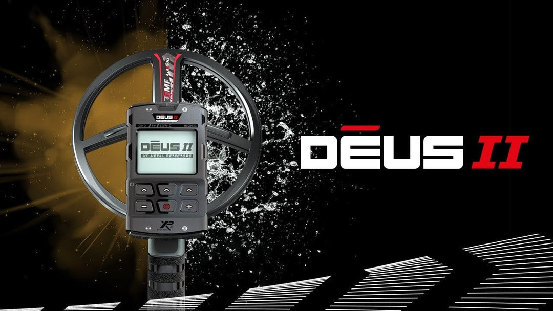 XP DEUS II Waterproof Multi Frequency Metal Detector + Remote + 11" FMF Search Coil + WS6 Backphone Headphones - Treasure Coast Metal Detectors