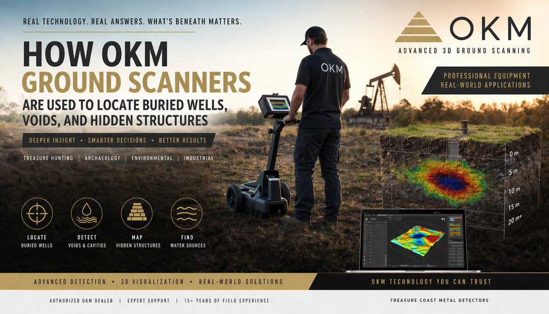 How OKM GPR Detectors Are Used to Locate Buried Wells, Voids, and Hidden Structures