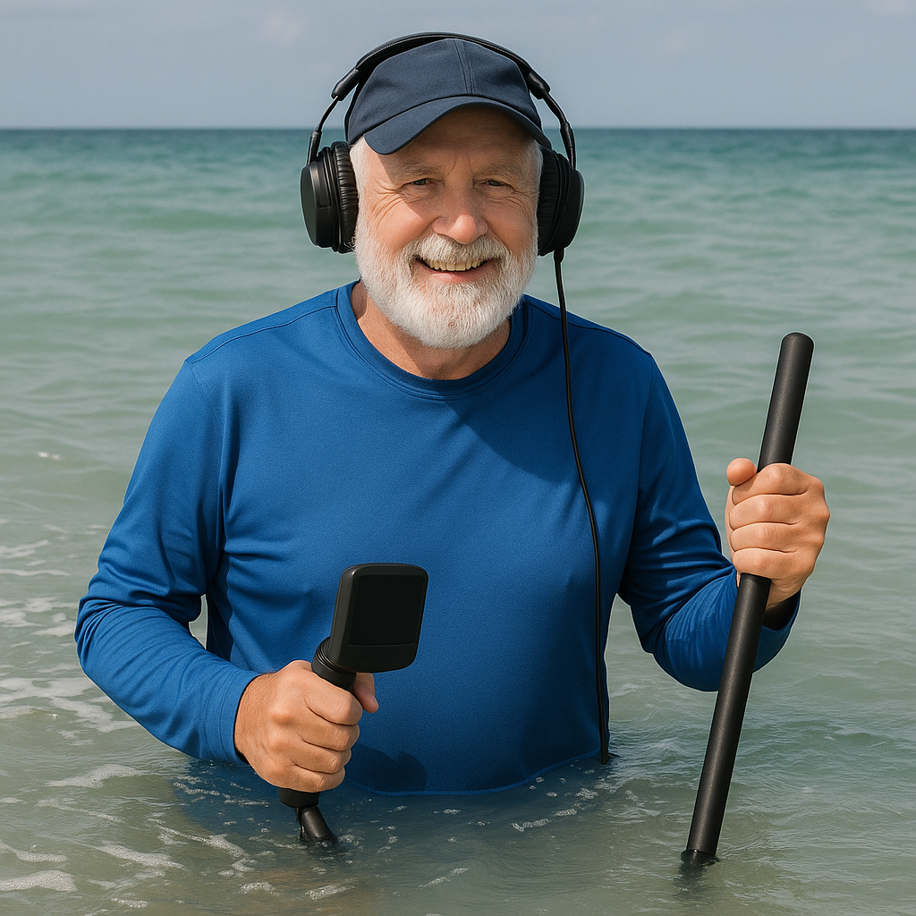 How Water and Sand Metal Detecting Keeps Me Fit at 73