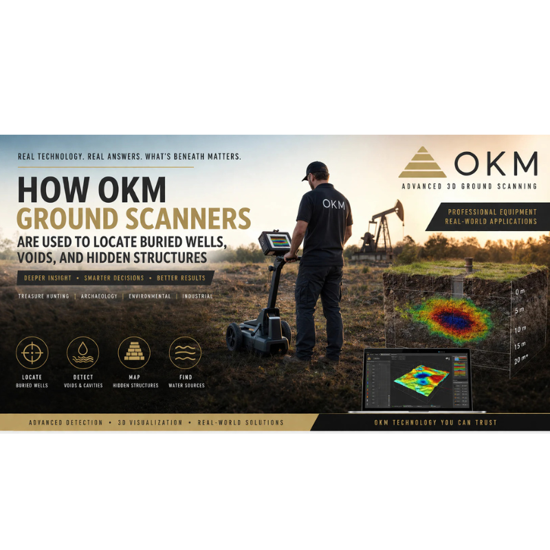 How OKM GPR Detectors Are Used to Locate Buried Wells, Voids, and Hidden Structures