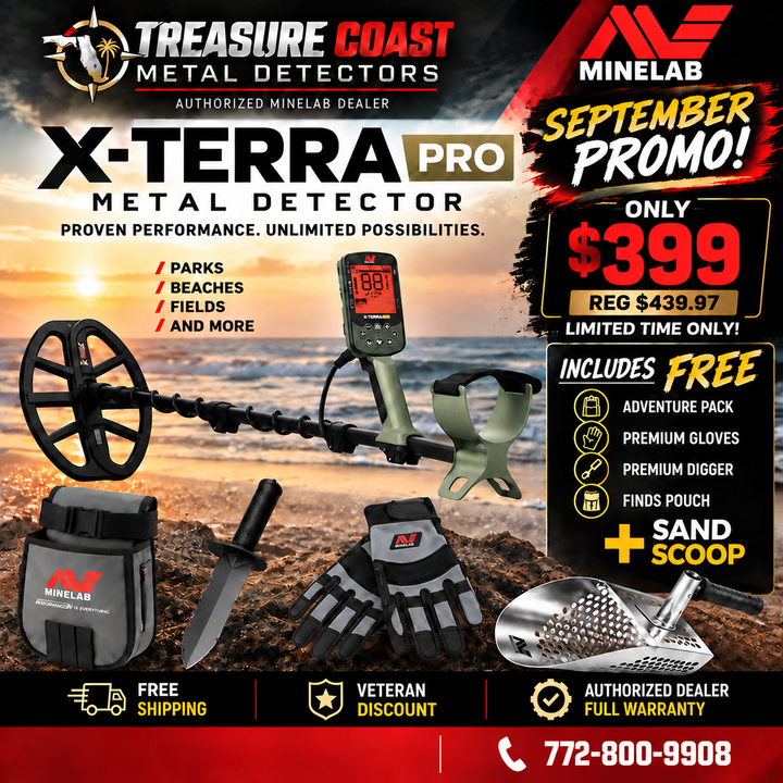 Minelab X-TERRA PRO Metal Detector Promo Bundle