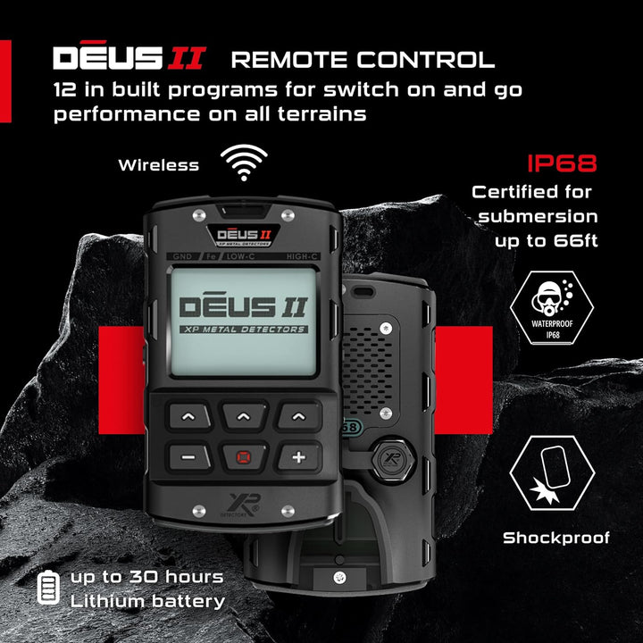XP Deus II W/13X11 Coil, Remote And WS-6 Headphones - Treasure Coast Metal Detectors