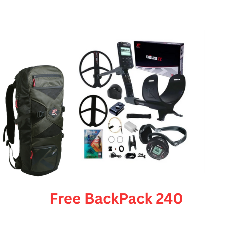 XP DEUS II  Multi Frequency Metal Detector 11" Coil Bundle - Treasure Coast Metal Detectors