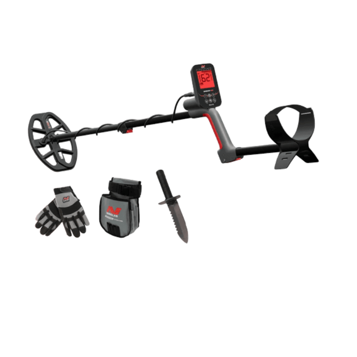 Minelab Vanquish 460 Metal Detector – Multi Frequency Beach & Coin Detector Bundle