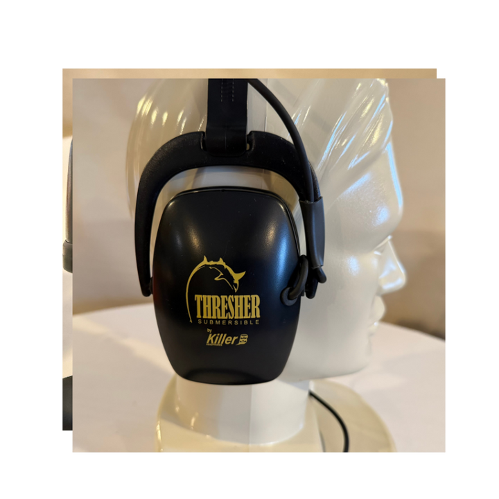 Waterproof Killer B Headphones for Minelab Equinox & Manticore Detectors - Treasure Coast Metal Detectors