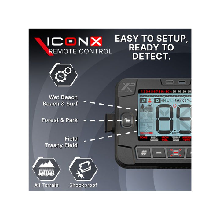 XP ICON & ICON X Metal Detector | FMF Waterproof Detector
