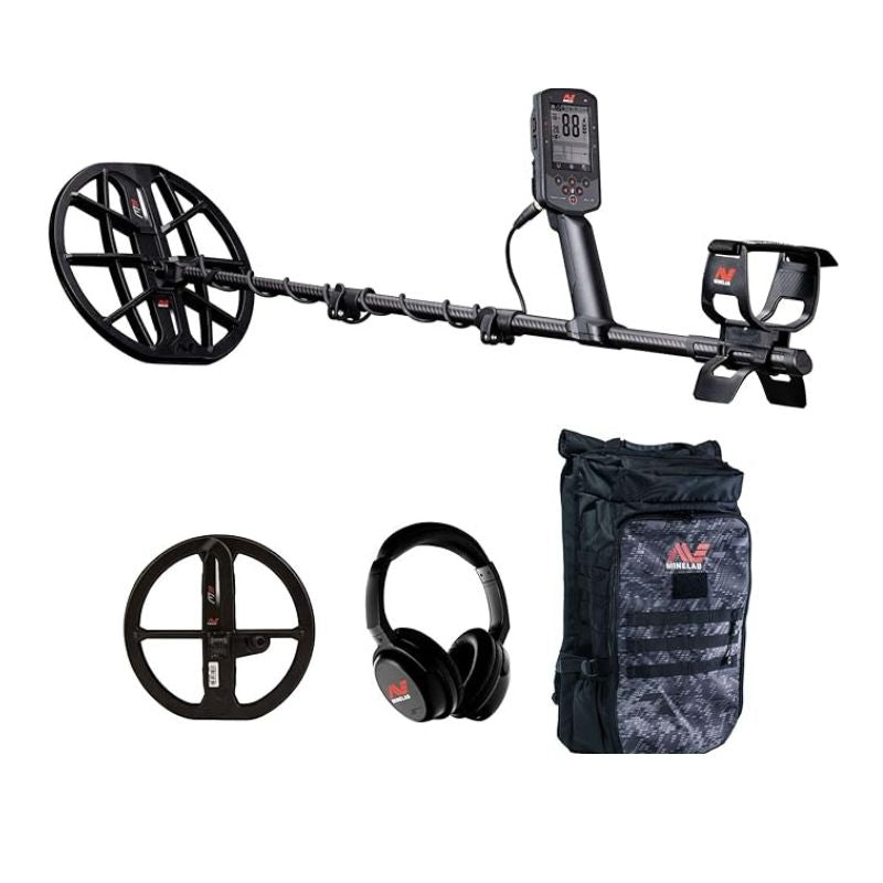 Minelab Manticore Metal Detector – M9 Coil & Backpack Bundle