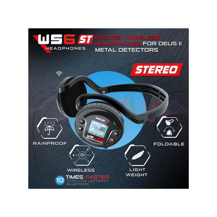 XP WS6-ST Wireless Stereo Headphones for Deus II