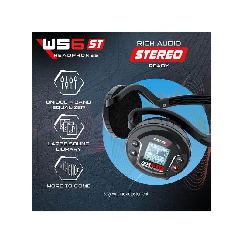 XP WS6-ST Wireless Stereo Headphones for Deus II