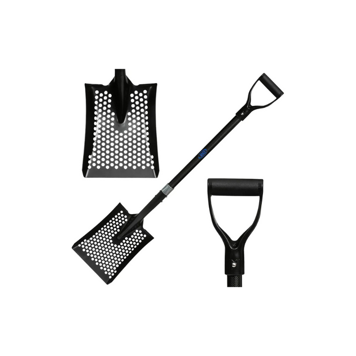 CKG Carbon Sand Sifter Shovel – Lightweight & Durable Beach Sand Scoop - Treasure Coast Metal Detectors