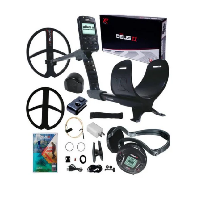 XP DEUS II  Multi Frequency Metal Detector 11" Coil Bundle - Treasure Coast Metal Detectors