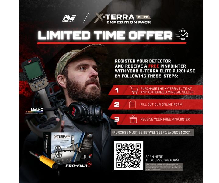 Minelab X-TERRA ELITE EXPEDITION PACK