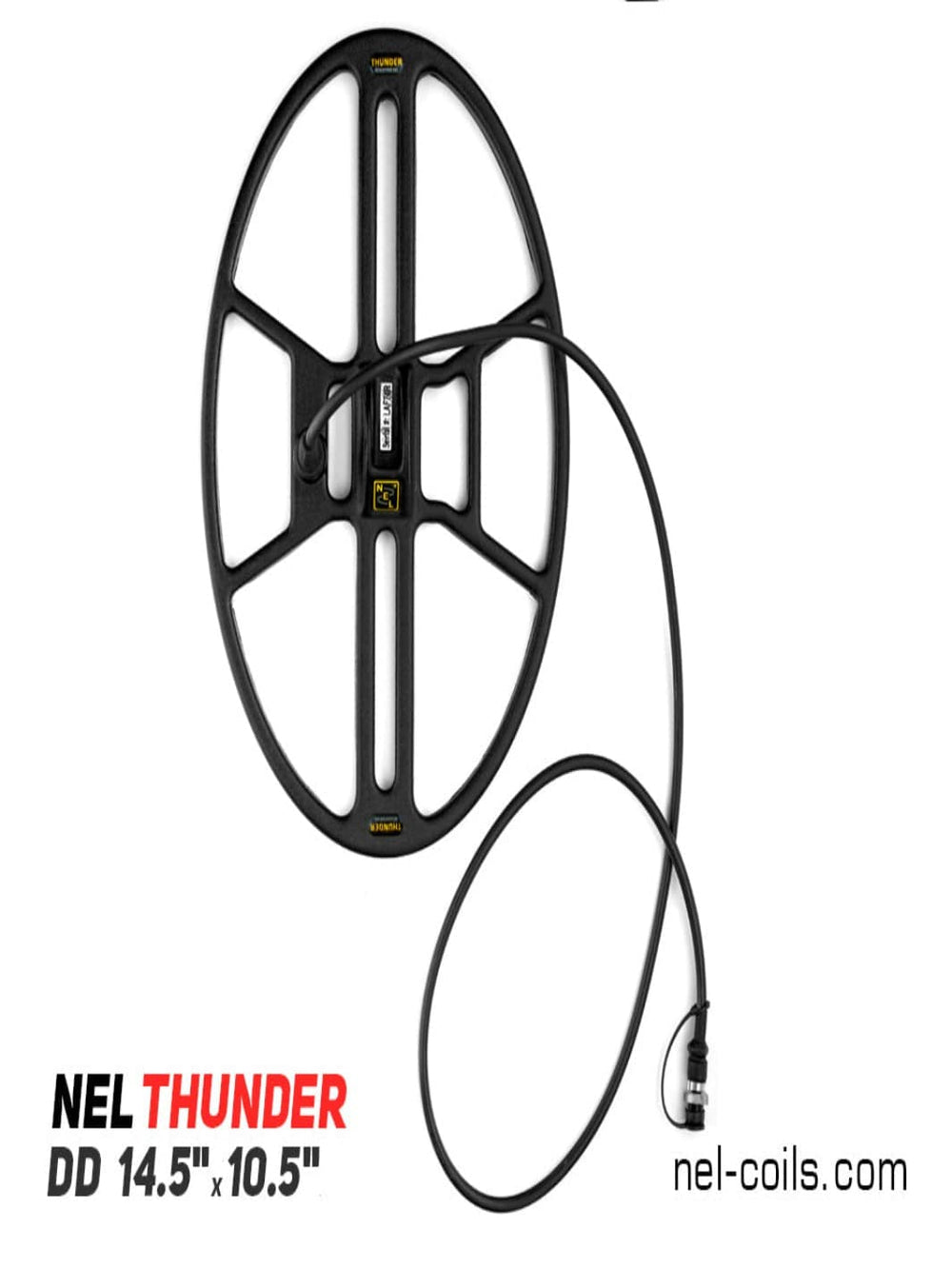 Nel Thunder For Garrett Ace Apex 14.5x10.5 inch Double D - Treasure Coast Metal Detectors