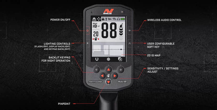 New Minelab Manticore High Power Metal Detector - Treasure Coast Metal Detectors