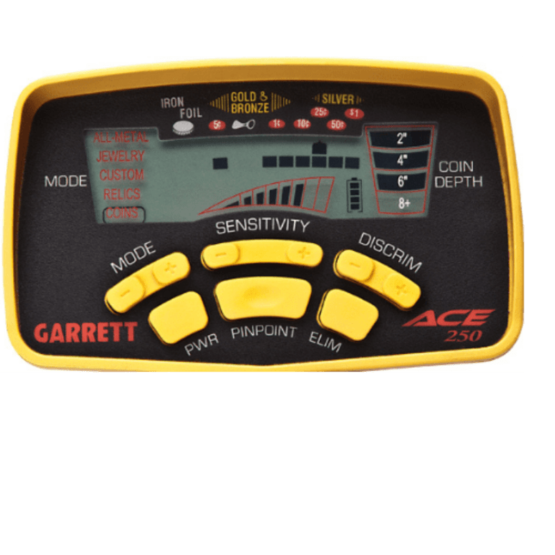 Garrett Ace 250 Metal Detector - Treasure Coast Metal Detectors