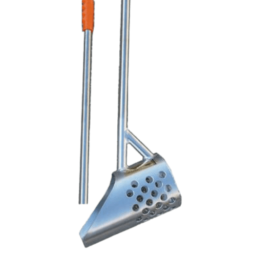 Pro Series Aluminum Travel Water Scoop with 5" x 9" Bucket and 47" Handle - Treasure Coast Metal Detectors