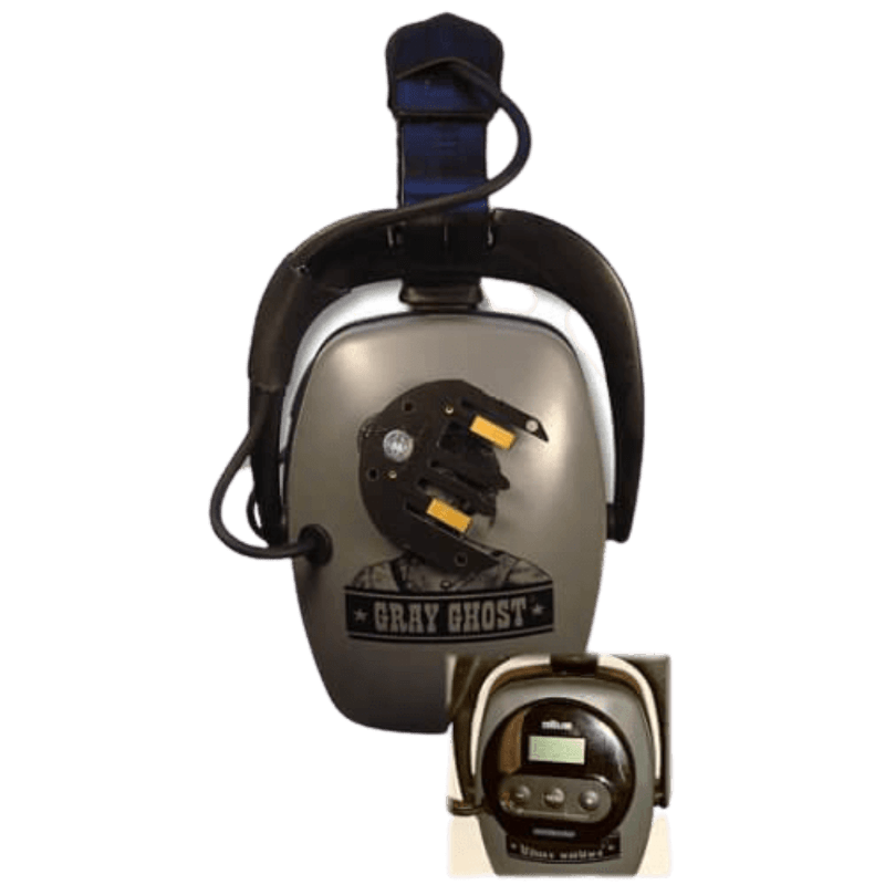 DetectorPro Gray Ghost® XP headphones - Treasure Coast Metal Detectors